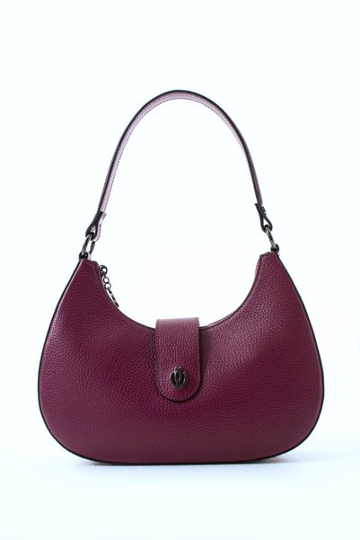 VOSTRO Handmade Italian Style 100% Real Genuine Leather Women's Shoulder Bag - Bianca