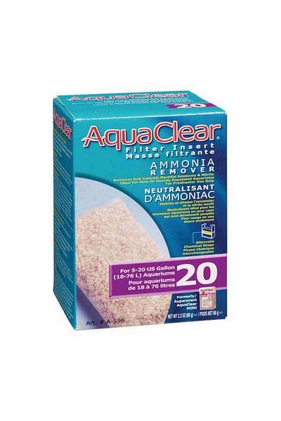 AquaClear Replacement Ammonia Remover for Aqua Clear Filter 60Gr Dpmah