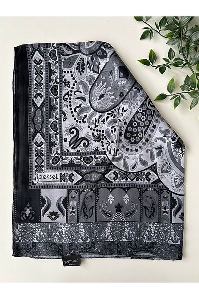 İpekseli Farsi Pattern Cotton Shawl