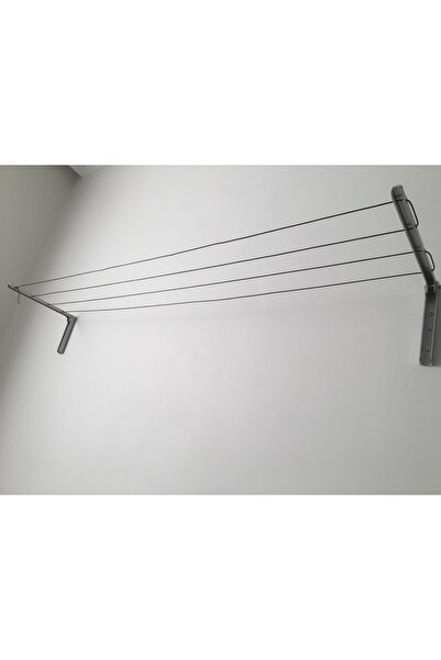 izkat Balkon Çamaşır Kurutma Askısı Katlanır Demir Yer Kaplamaz Pratik Montajlı