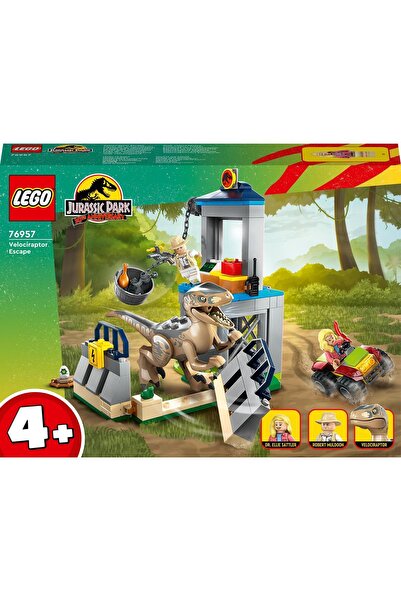 LEGO Jurassic Park velociraptor Escape - 137 Piece Creative Construction Set for Ages 4 and Up