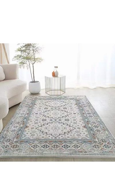 ALMUFARREJ Rectangular Soft Touch Carpet Grey160x230cm