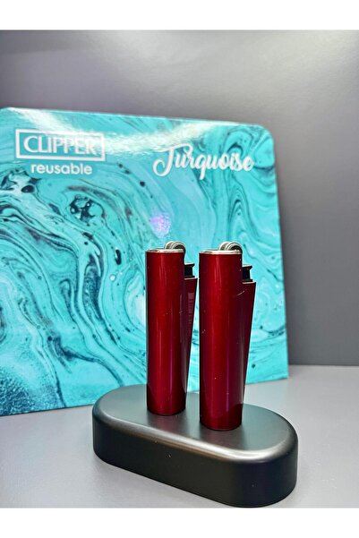 Clipper Orijinal Metal Kılıflı Taşlı Ve Gazlı 2 Adet Clipper Çakmak