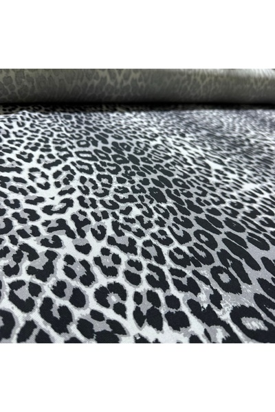 Yaren Ülker Pamuk Gabardin Kumaş Çift En %100 Pamuk Leopar Desenli
