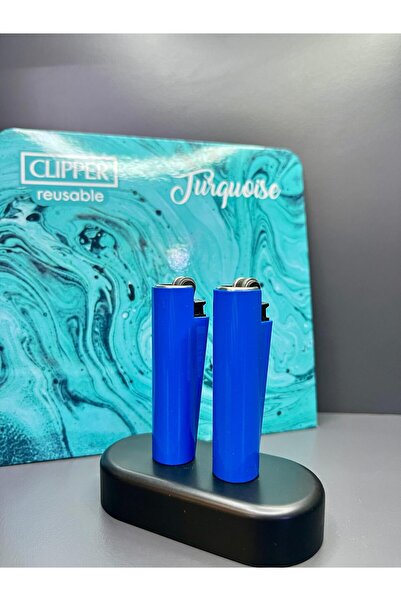 Clipper Orijinal Metal Kılıflı Taşlı Ve Gazlı 2 Adet Clipper Çakmak