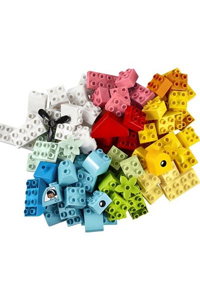 LEGO ® DUPLO® Classic Heart Box 10909 - مجموعة ألعاب البناء التنموية لمرحلة ما قبل المدرسة (80 قطعة)