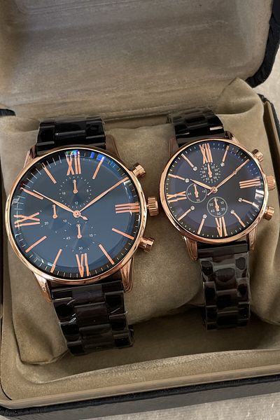 Leerybee Stylish Couple Wrist Watch for Lovers - Nla-244