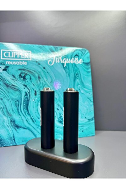 Clipper Orijinal Metal Kılıflı Taşlı Ve Gazlı 2 Adet Clipper Çakmak