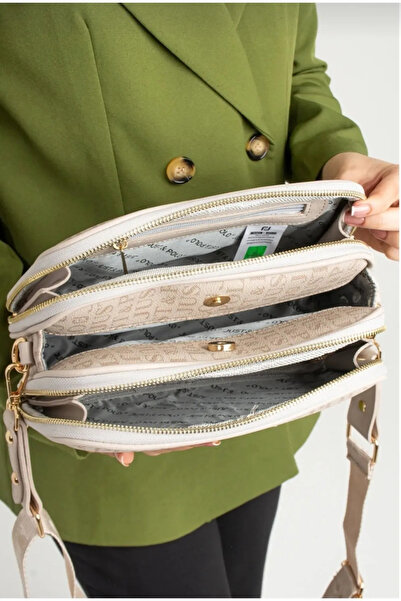 Just Polo Women's Crossbody Postman Shoulder Bag with Long Strap 5 Compartmen...