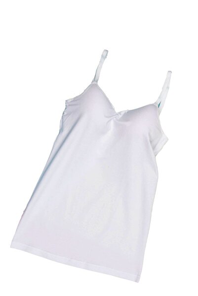 by İGP Modal Cotton Comfortable Bra Covered Rope Strap Women's Undershirt
