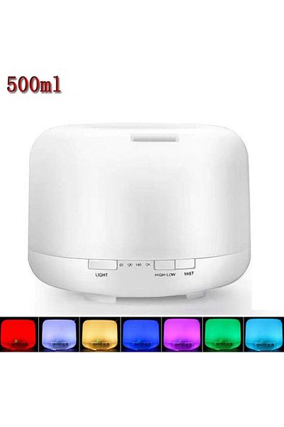 COOYA Essential Oil Diffuser,Humidifier Aromatherapy Aroma Diffuser,Auto-Off Safety Switch,500ml,Silent