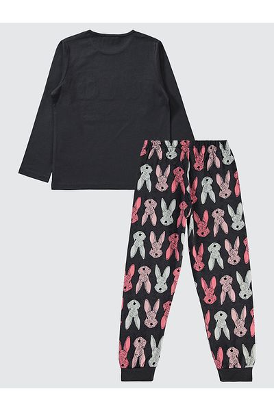 Civil Girls Girl's Pajama Set for 10-13 Years - Smoked