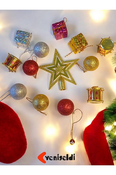 Yenigeldi Starry Hill Mixed Christmas Ornament Set - T68