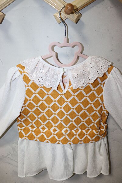 FESSHERA Girl's Diamond Patterned 2-Piece Set Elegance and Comfort Together - Special Patterned Double Set