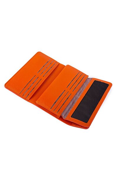 Nas Bag Women's Orange Wallet (Width:19 X Length:9)