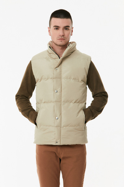 Fulla Moda Γιλέκο γιακά με κούμπωμα