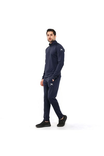 raru Tracksuit - Half Zipper, Navy Blue Model