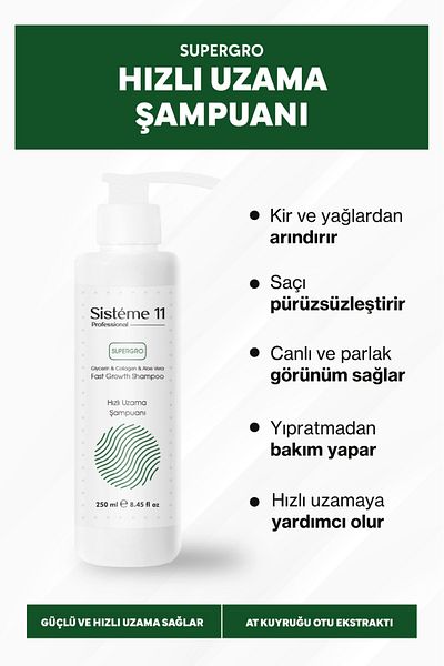 Sistéme 11 System 11 Fast Extension Shampoo 250 ml 8684091009238