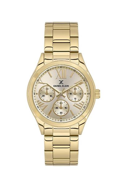 Daniel Klein Dk.2.1319D-07 Gold Color Passive Steel Plated Women's Wristwatch