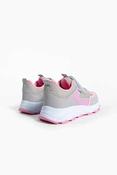 GAK RUN Unisex Çocuk Cırtlı  lastikli Rahat Günlük Sneaker anorak  Spor Ayakkabı hafif poli taban