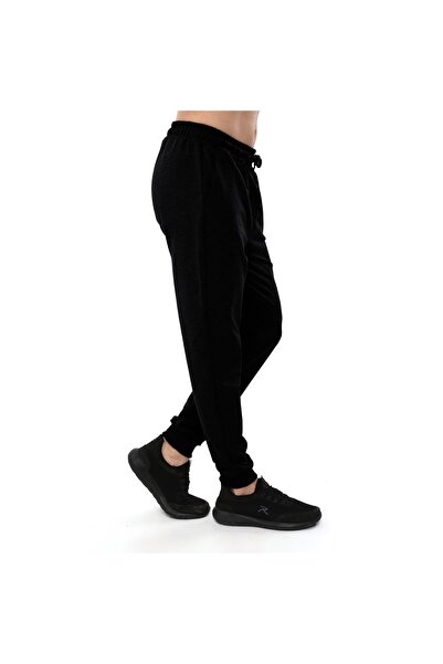 raru Ribbed Sweat Pants Sentus Black