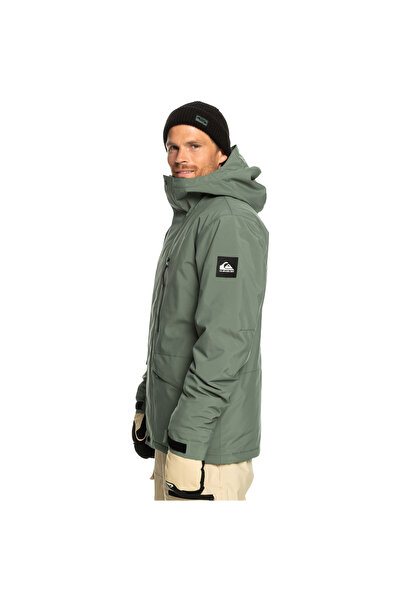 Quiksilver Mission Solid Jk Erkek Yeşil Snowboard Ceketi ERKEK SNOWBOARD CEKETİ