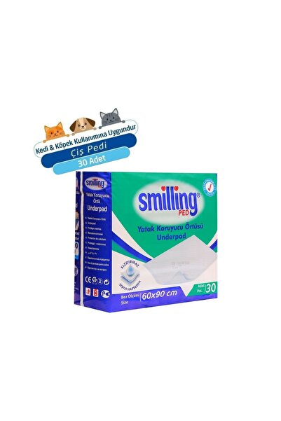 Smilling Pet SMİLLİNG PET Köpek Çiş Pedi-hast Altı Koruyucu Bez 60x90 30'lu(120 Adet)