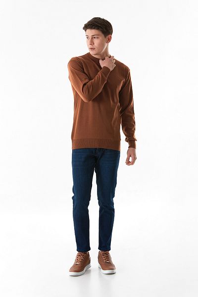 Fulla Moda Πουλόβερ Basic Crew Neck
