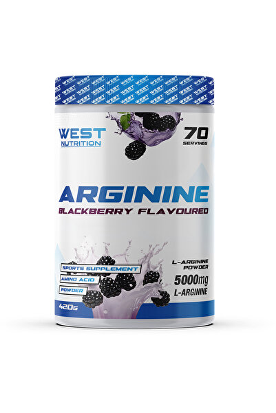 West Nutrition إل-أرجينين (أرجينين) 420 جرام 70 حصة بنكهة التوت الأسود