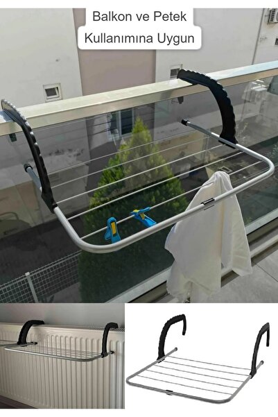 Bayev Bebek Çocuk Kıyafet Kurutmalık Petek Üstü Mini Balkon Kurutmalık Askı