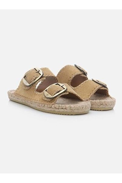 Su Espadril Ariana Koyu Kum Kadın Espadril Terlik