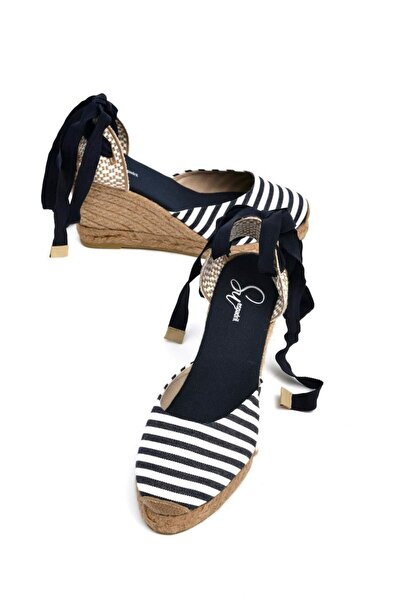 Su Espadril Kelli Lacivert Kadın Dolgu Topuklu Espadril