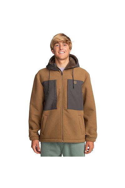 BİLLABONG Billabong Billabong Boundary Sherpa Men's Brown Fleece Men's Fleece Ebyft00123