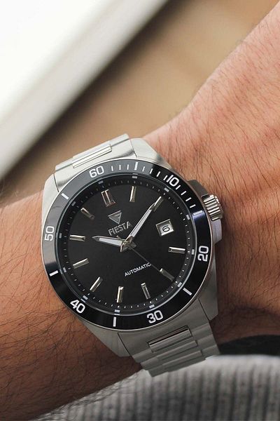 Fiesta Fs 600438   Automatic Men's Wrist Watch with Steel Band