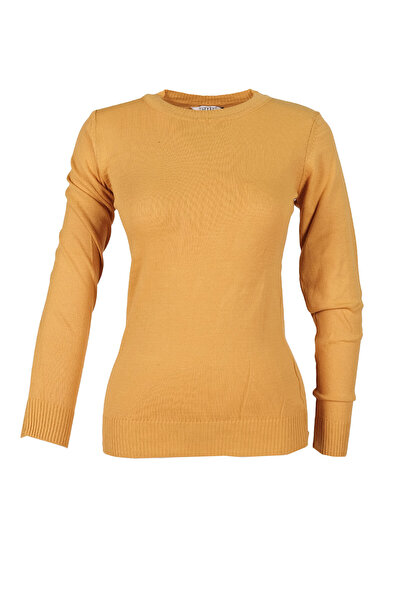 trender О Яка Дамски кардиган 501 МУСТАРД