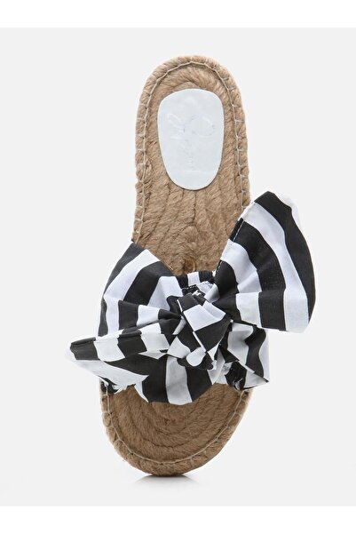 Su Espadril Yasmina Siyah Kadın Espadril Terlik