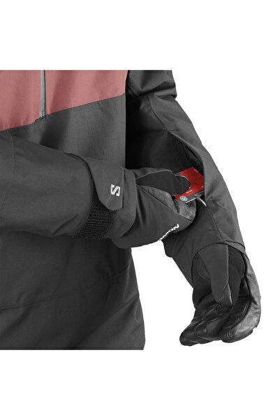 Salomon Transfer Anorak Men's Black Ski Jacket Men's Ski Jacket Lc2273500