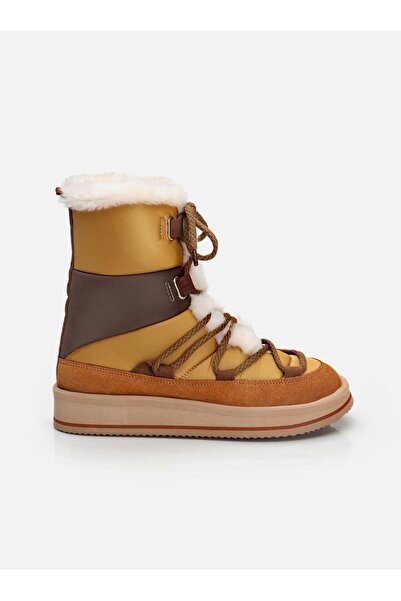 Su Espadril Lynny Sarı Kadın Kumaş-gerçek Süet Bot