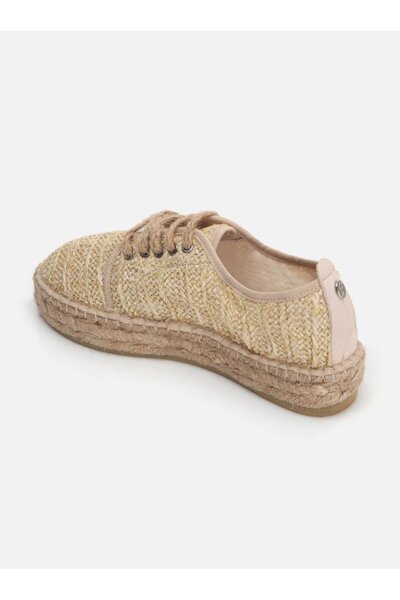 Su Espadril Greyce Naturel Kadın Düz Espadril