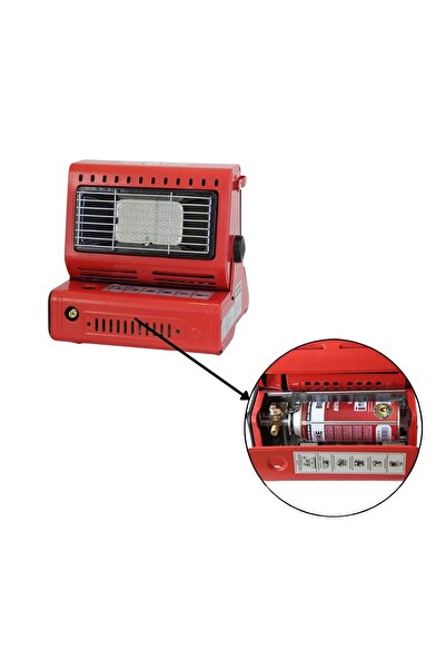 Genel Markalar Maxi Portatif Kamp Sobası Kırmızı