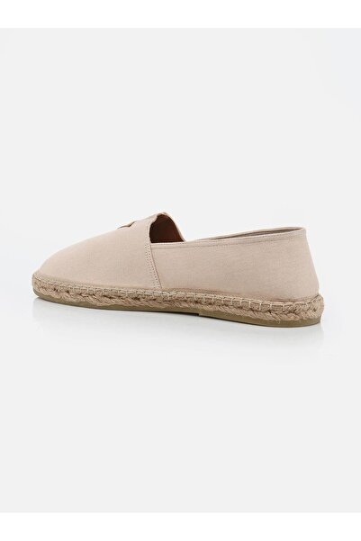 Su Espadril Laura Ekru Erkek Düz Espadril