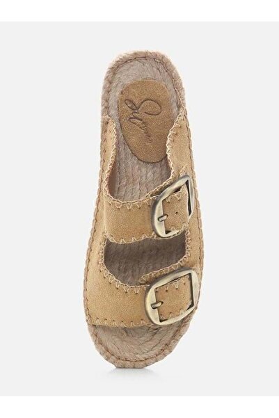 Su Espadril Ariana Koyu Kum Kadın Espadril Terlik