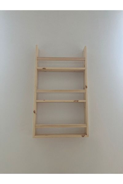 ÇağlaDesign مكتبة خشبية لغرفة الاطفال مونتيسوري 90*50*10 سم