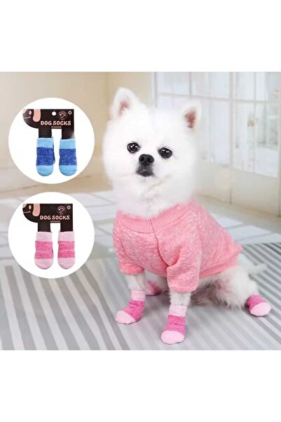 Mıncır Shop نعل مضاد للانزلاق للحيوانات الأليفة - جوارب محبوكة قابلة للتنفس ل...