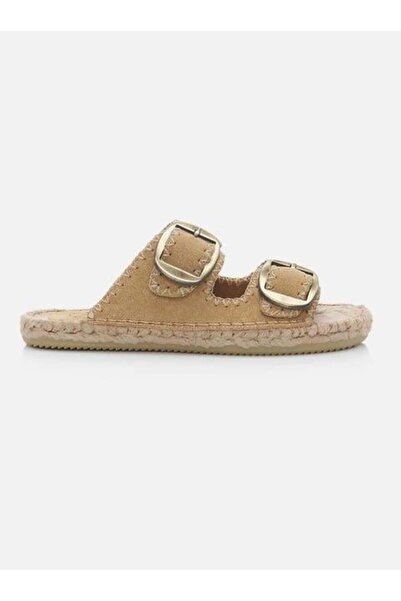 Su Espadril Ariana Koyu Kum Kadın Espadril Terlik