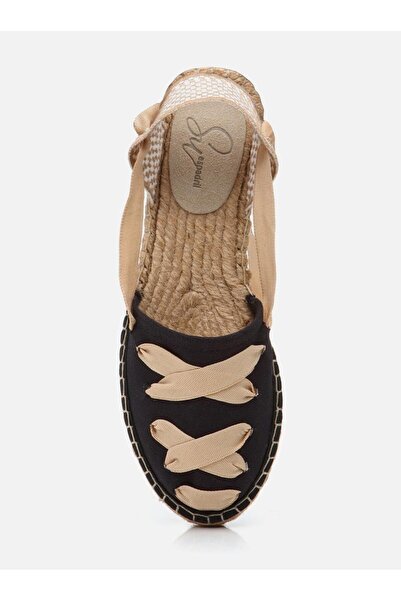 Su Espadril Marya Siyah Kadın Espadril Sandalet