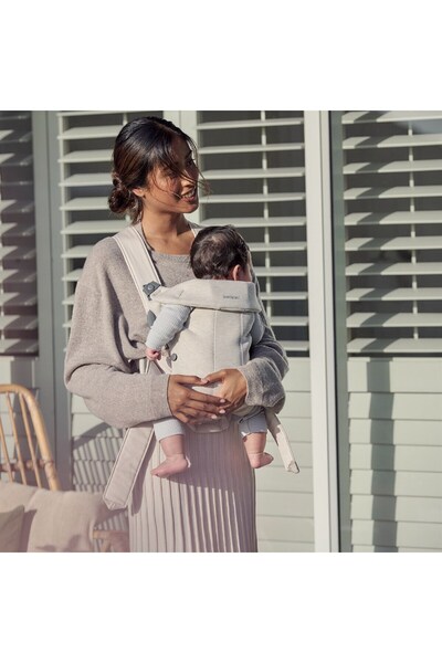 BabyBjörn Kanguru Mini Cotton 3d Jersey / Light Beige