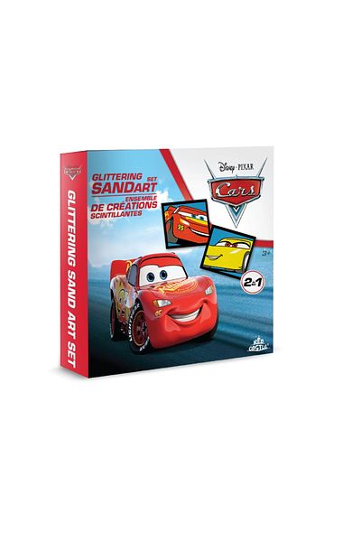 Timon Educational and Fun Disney Cars Mini Sand Painting Set 2in1 (11X11Cm)- Mbk-11