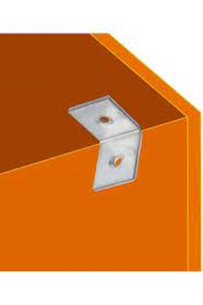 Serra Mobilya Dolap Duvara Sabitleme Köşebent Bağlantı Aparatı L Demiri Gönye 1,2X16X16X16(5 ADET)MİNİNO:1