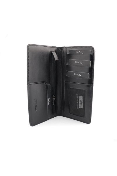 Pierre Cardin Knitted Patterned Logo Leather Wallet Vertical Model 11055